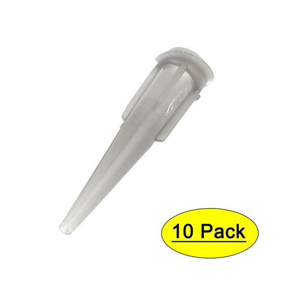 10 Pcs Plastic Tapered Pinhead Blunt Glue Liquid Dispenser Needle Tips