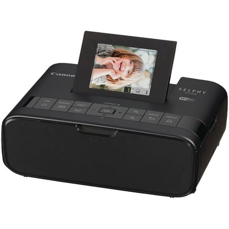 Canon SELPHY 0599C001B SELPHY CP1200 Black Printer & Battery Bundle