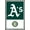 Barnwood Framed Version, variant on MLB Oakland Athletics - Logo 22 Wall Poster, 22.375" x 34"