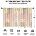 thumbnail image 2 of Blackout Kids Curtains,Pioneer Flower Childrens Insulated Curtains Set Of 2,Bedroom Essentials,Toddler Room Decor 42x54in(106x137cm), 2 of 4