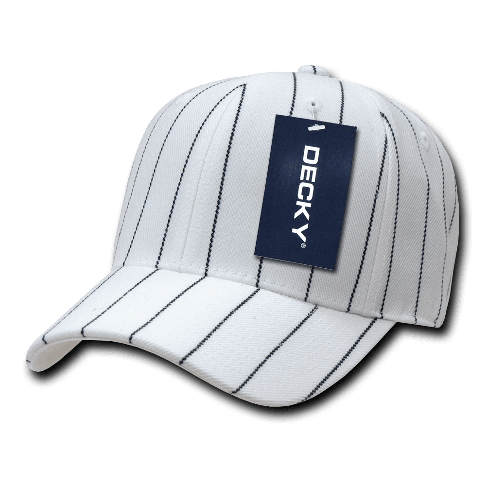 Decky Fitted Curved Bill Pinstriped 