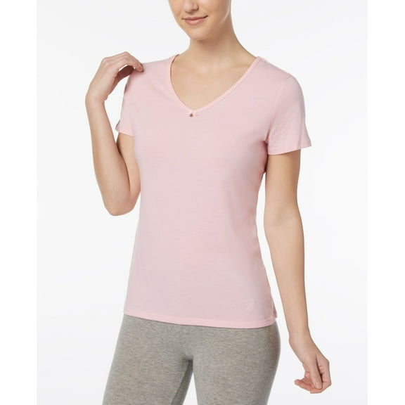 Nautica Womens Short Sleeve V-Neck Top Size XS