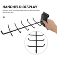thumbnail image 2 of OULII 1Set Black Wall Mount Violin Hanger For Supporting String Instruments Erhu Rack Bow Display 11.6x3.7in, 2 of 8