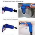 thumbnail image 2 of Toilet Plunger Drain Blaster Cleaner Gun Air Power Drain Pump High Pressure Powerful Manual Sink Plunger Opener Dredge Tools Cleaner for Bathroom Shower kitchen Clogged Pipe Bathtub Basin, 2 of 6