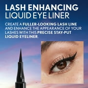 COVERGIRL Exhibitionist Lash Enhancing Liquid Eyeliner, 100 Matte Black Waterproof, 0.3 fo
