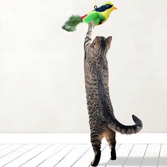 BESTSKY Cat Toy Indoor, Interactive Cat Toy, Flying Bird Cat Toy with Sound, Automatic Cat Toy, Flying Cat Toys for Indoor Cats