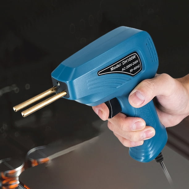 Pistola de calor de 100 W, pistola soldadora de plástico de 110/220 V para la mayoría de las reparaciones de plástico (EE. UU.) Likrtyny Para estrenar