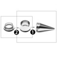 thumbnail image 4 of HLONK 6 Pcs Bouchon Interchangeable pour Perçage Tunnel d'Oreille Extensible Unisexe, 4 of 7
