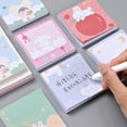 thumbnail image 2 of 4pcs Cute Cartoon Memo Pad Sticky Notes Writing Pads Label Mark Stickers, 2 of 20
