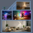 thumbnail image 7 of Smart Led Floor Lamp for Living Room,Modern Dimmable Standing Lamp with APP Control & RGB Colors Tall Lamp with Hanging Lampshade for Living Room, Bedroom, Office, 7 of 7