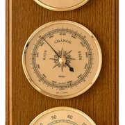 Fischer Weather Station with Thermometer, Barometer Hygrometer 395 mm / 15.6 - No. 9178 US Version