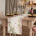 thumbnail image 2 of Table Runners 72 Inches Long Dress Scarves, Pink White Flowers Farmhouse Kitchen/Dining Table Runner, Coffee Tablerunners, Spring Floral Elegant Pastoral Botanical Rustic 18x72 Inch, 2 of 9
