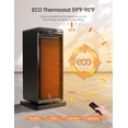 thumbnail image 3 of Calefactor eléctrico SANVINDER 1500 W oscilante con control remoto, 3 of 6