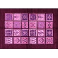 thumbnail image 1 of Ahgly Company Indoor Rectangle Oriental Pink Modern Area Rugs, 4' x 6', 1 of 4