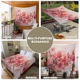 thumbnail image 6 of Flower Painted, Abstract Blush Pink Watercolor Tapestry for Bedroom Wall Hanging Tapestry, Ceiling Backdrop Tapestries Poster Blanket Wall Decor for Teens Room Living Room Dorm 59" x 79", 6 of 8