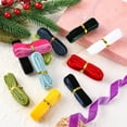 thumbnail image 4 of 12 Yards 3/8 Inch 12 Colors Assorted Color Ribbon Thin Colorful Velvet Ribbon Single Face Multicolored Vibrant Ribbons Bundle Sets, 4 of 5