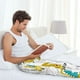 thumbnail image 5 of Fotbe Dinosaur on Excavator Pantalones de Pijama para Hombre, Pantalones de Dormir, Pantalones de Casa con Cintura Ajustable y Bolsillos-Large, 5 of 6