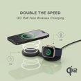 thumbnail image 2 of Cargador inalámbrico Satechi OnTheGo™ 2 en 1 de 15 W para iPhone, 2 of 9