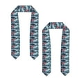 thumbnail image 2 of Fotbe Lighthouse in a Stormy Sea Printed Class of 2024 Graduation Stole, 2 of 7