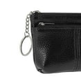 thumbnail image 5 of Unique Bargains 1 Pc Coin Purse Wallet Portable Mid-Line Two Zipper Pocket Coin Purse Pouch Black, 5 of 5