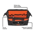 thumbnail image 2 of Bolsa de herramientas BLACK+DECKER BDST500001APB de 30 cm con bolsillos y trabillas, 2 of 9