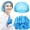 Blue, variant on 200 Pcs 21 Inch Disposable Bouffant Caps Bulk Hair Net Disposable Hair Cap Elastic Dust Hairnets Sleeping Head Nets for Food Service Nurse Labs Beauty Medical Work Tattoo Cooking(Black)