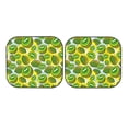 thumbnail image 4 of Picia Watercolor Kiwi Fruits Summer 2 Piece Car Windshield Sun Shade Foldable | Foldable Sun Shield for Front Window Blocks UV Rays and Keeps Your Vehicle Cool-Large, 4 of 7