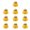 T3.0-Yellow, variant on 10Pcs High Brightness 3 4.2 4.7 LED Lamps Bulb for Car Dashboard and Interior Light Applications 12V