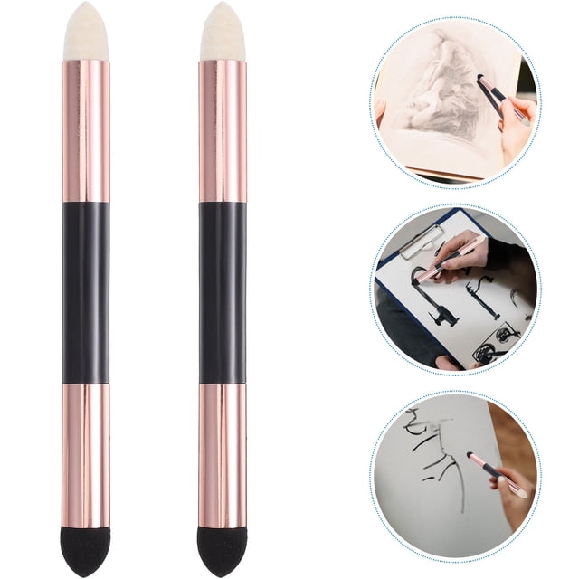 FONWILYO 2pcs Drawing Tool Blending Stump Rose Gold for Artists and Friends Passionate About Drawing