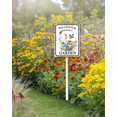 thumbnail image 2 of Eveokoki Pollinator Friendly Garden Yard Sign with Metal Stakes, 8in×12in Sturdy Aluminum Lawn Signs, Butterfly Retro Metal Sign Garden Sign, Funny Garden Aluminum Decor, 2 of 6
