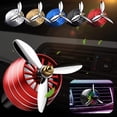thumbnail image 3 of Car AirFreshener Vent Clip LED Light Fan Fragrance Aroma Diffuser Car Per Prof, 3 of 8