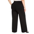 thumbnail image 2 of ELOQUII Women's Plus Size The Ultimate Stretch Wide-Leg Work Pant, 2 of 3