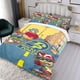 thumbnail image 3 of Roket Power Conjunto de sábanas temático, trío de piezas, cómodo y amigable con la piel, diseño único, regalo de decoración para el hogar para familiares, amigos y fans,173cm *218cm, 3 of 6