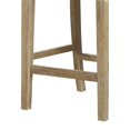 thumbnail image 4 of HomeRoots Decor Farmhouse Style Wooden Counter Stool with Footrest, Brown and White, 4 of 5