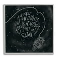 thumbnail image 4 of Stupell Industries Motivational Brave Fearless Quote Astronaut Starry Sky Framed Wall Art, 12 x 12, Design by Rachel Nieman, 4 of 5