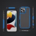 thumbnail image 6 of Dteck Case for iPhone 16 Pro,Shockproof Silicone Heavy Duty Dual Layer Protective Hard PC Textured Back & Soft Bumper Cover for iPhone 16 Pro,Navyblue, 6 of 7