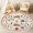 Color 3, variant on Washable Non Slip 3ft Round Rug, Colorful Rocket Planet Stars Moon Space Theme Circle Area Rugs with Tassels Crawling Play Mat Nursery Carpet for Children Toddlers Bedroom
