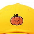 thumbnail image 2 of Dalix Baby Pumpkin Embroidered Cotton Baseball Cap Adjustable Dad Hat Womens in Gold, 2 of 5