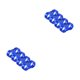 thumbnail image 2 of Kenally 4 mangueras 4AN 8AN 10AN línea de combustible de aceite, 4 piezas/lote 6AN adaptador de soporte separador 3/8 línea de manguera de azul AN10 2piezas, 2 of 6