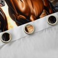 thumbnail image 4 of Homewish Racing Horse Men Curtains Pack of 2 (42x84 Each), Tribal Cowgirl Cowboy Curtains Blackout, Farmhouse Animal Bedroom Curtains, Living Room Curtains Decor, 4 of 6