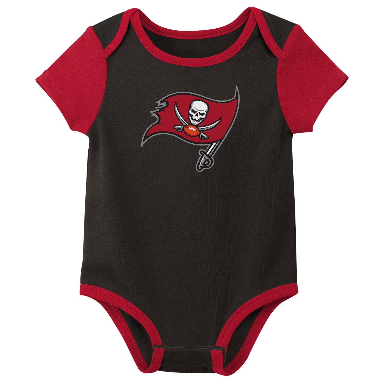 TAMPA BAY BUCCANEERS NFL Infant Boys 3 Pack Onesie Game Day Fan Apparel