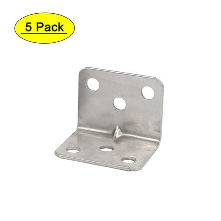 

Uxcell 28mmx28mmx36mm Iron 6 Mount Holes Right Angle Brackets Corner Braces 5pcs