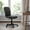 Black, variant on BizChair Mid-Back Black Quilted Vinyl Swivel Task Office Chair