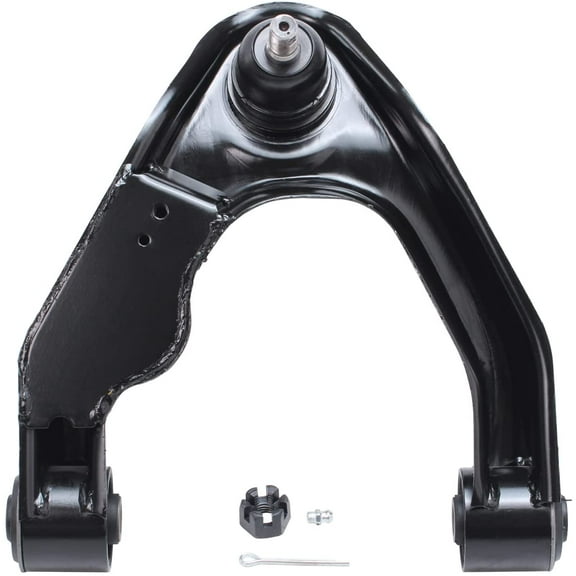 Detroit Axle - Front Left Control Arm for 2000-2004 Nissan Frontier Xterra Upper Control Arm with Ball Joint Assembly 2001 2002 2003 Driver Side Replacement