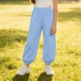 thumbnail image 5 of Diufon Jogger Pants for Boys Girls Baggy Elastic Waist Casual Sport Pant Fall Winter Thin Sleep Cuffed Trousers, 5 of 10