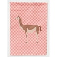 thumbnail image 1 of Carolines Treasures BB7921CHF Guanaco Drapeau de Maison en Toile à Carreaux Roses, 1 of 4