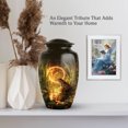 thumbnail image 6 of MUKTIVE Frog Urns for Human Ashes Adult - Brown Decorative Urns for Ashes for Women - Memorial Urn for Adults Funeral - 10 Inch Large Urn for Cremated Remains, 6 of 7