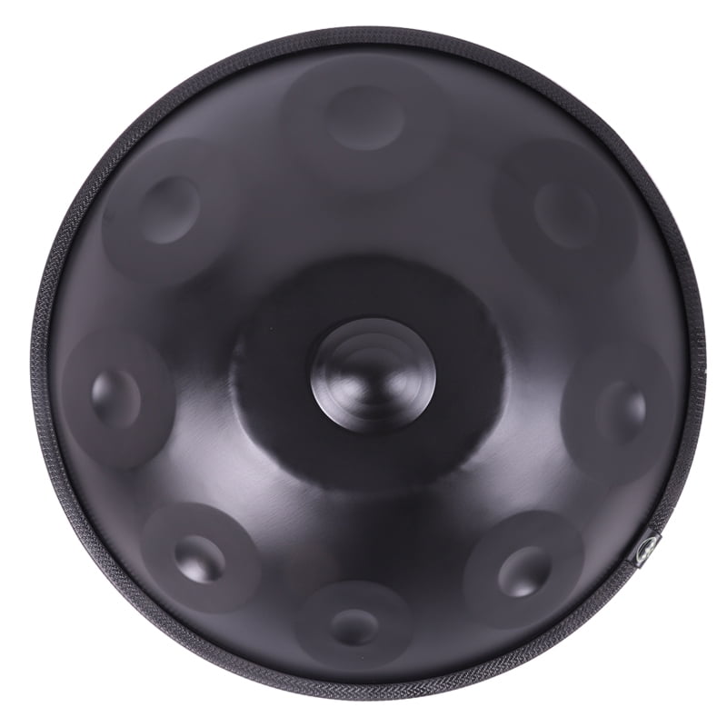 9-Tone Black Handpan Drum: Easy for Beginners, Unique Tone - Ideal for Home Creation, Outdoor Performance, Music Enthusiasts
