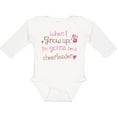 thumbnail image 3 of Inktastic Future Cheerleader Girls Cute Girls Long Sleeve Baby Bodysuit, 3 of 5
