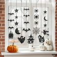 thumbnail image 3 of KatchOn, Glitter Black Halloween Garland - Pack of 8 | Black Hanging Bats Halloween Decoration | Witch Garland, Glitter Pumpkins Garland, Hanging Halloween Decorations | Halloween Ceiling Decorations, 3 of 6